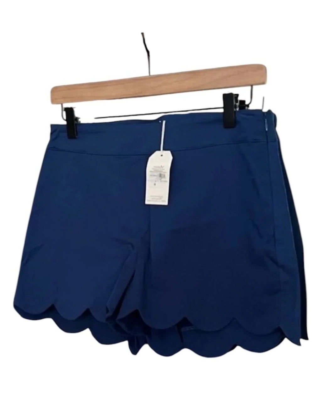 Mud Pie Navy Scallop Shorts Size Small